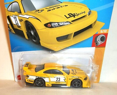 2022 HOT WHEELS 1:64 HW TURBO 6/10 YELLOW LB SUPER SILHOUETTE