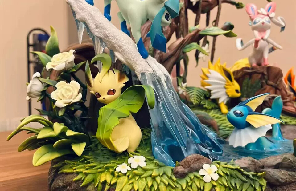 Eevee Family フィギュア EEVEE FAMILY Figure Painted Statue Anime PVC Model
