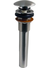 ProFlo PF333ZBN Clic-Clac Lavatory Drain in Brushed Nickel Less Overflow 1-1/2"