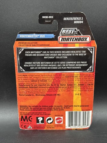 2015 Best Of Matchbox GOLD ROUTEMASTER BUS #28 Series 1 Free Shipping LOOK HERE - Picture 4 of 4