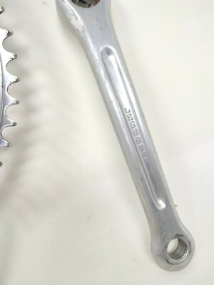 Vintage Steel Cottered Track Bike CRANKS Legnano 48t Chainring Tour Road Bicycle