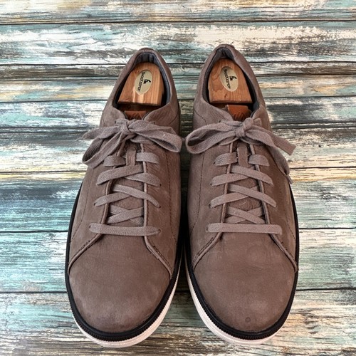 Johnston & Murphy Sneaker Herren 9 wasserdicht braun Leder XC4 Foust Oxford Schuh - Bild 4 von 14