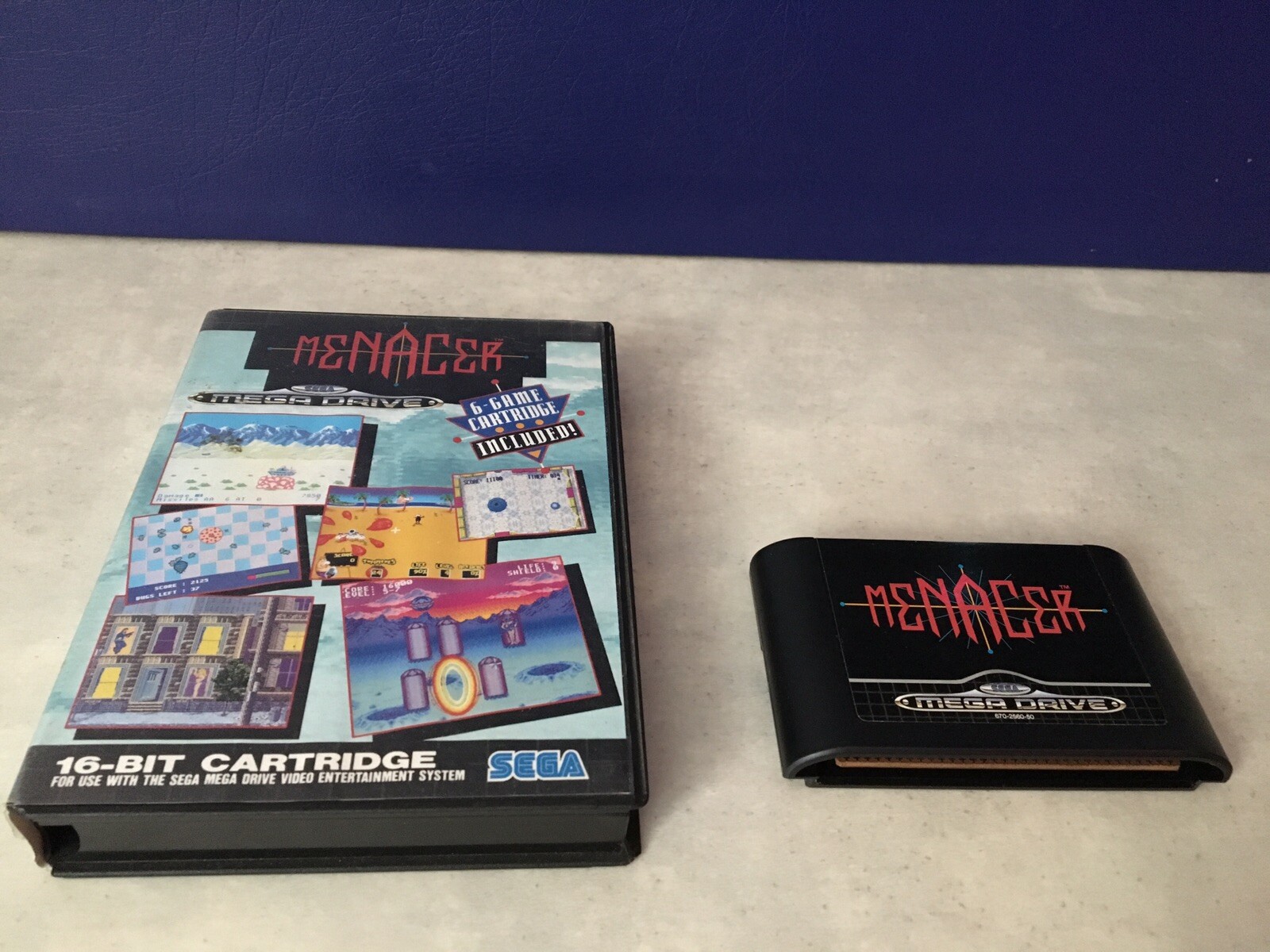 MENACER 6 GAME CARTRIDGE SEGA MEGADRIVE PAL