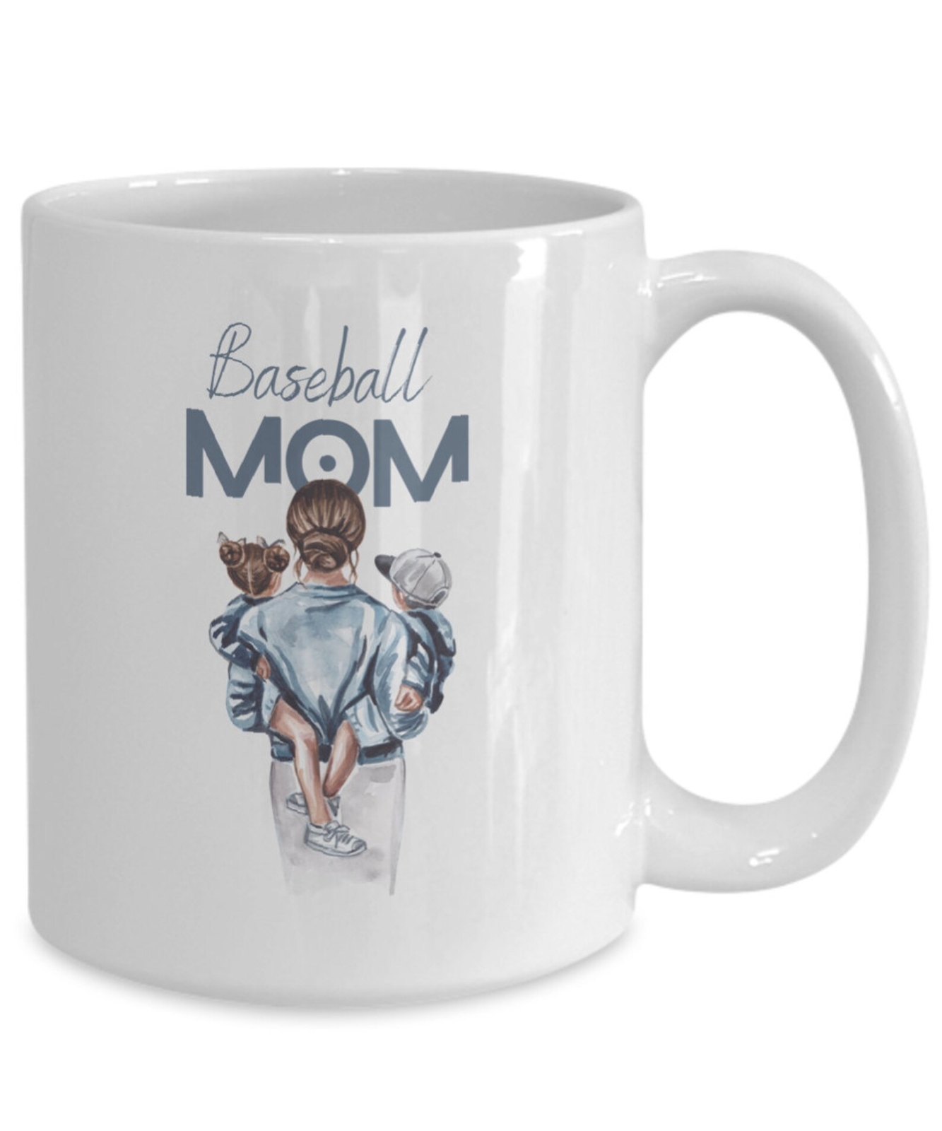 Personalized Baseball Mom Mug Unique Gift for Team Mom
