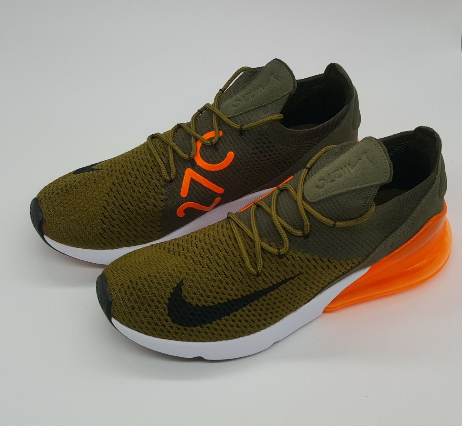 nike air max 270 flyknit orange