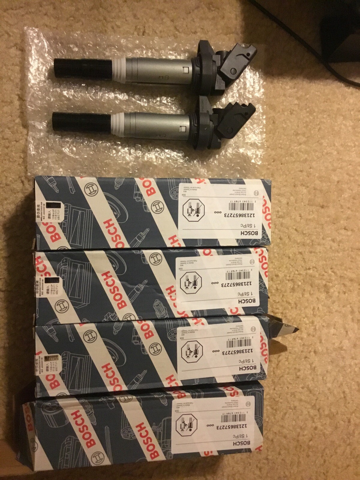 6x Bosch Eldor Ignition Coils NEWEST Version 1 Coil per Spark Plug