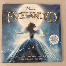 Disney Enchanted Soundtrack Clear Vinyl 2LP Brand New Sealed