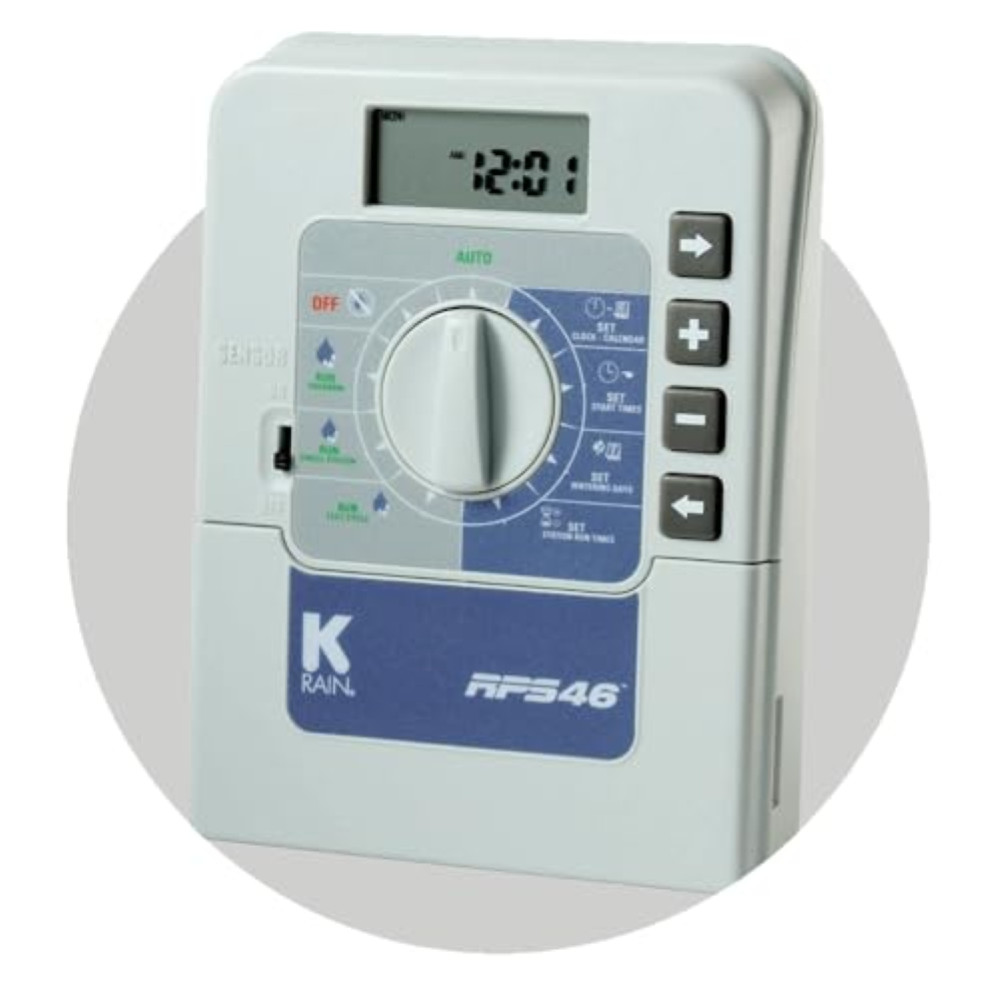 Centralina Irrigazione K-Rain RPS46 4 Zone - Suinga Timer Elettrico Interno
