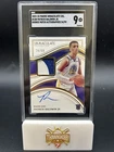 Patrick Baldwin Jr. Panini Immaculate Jersey Patch Rookie Card Auto /99 SGC 9