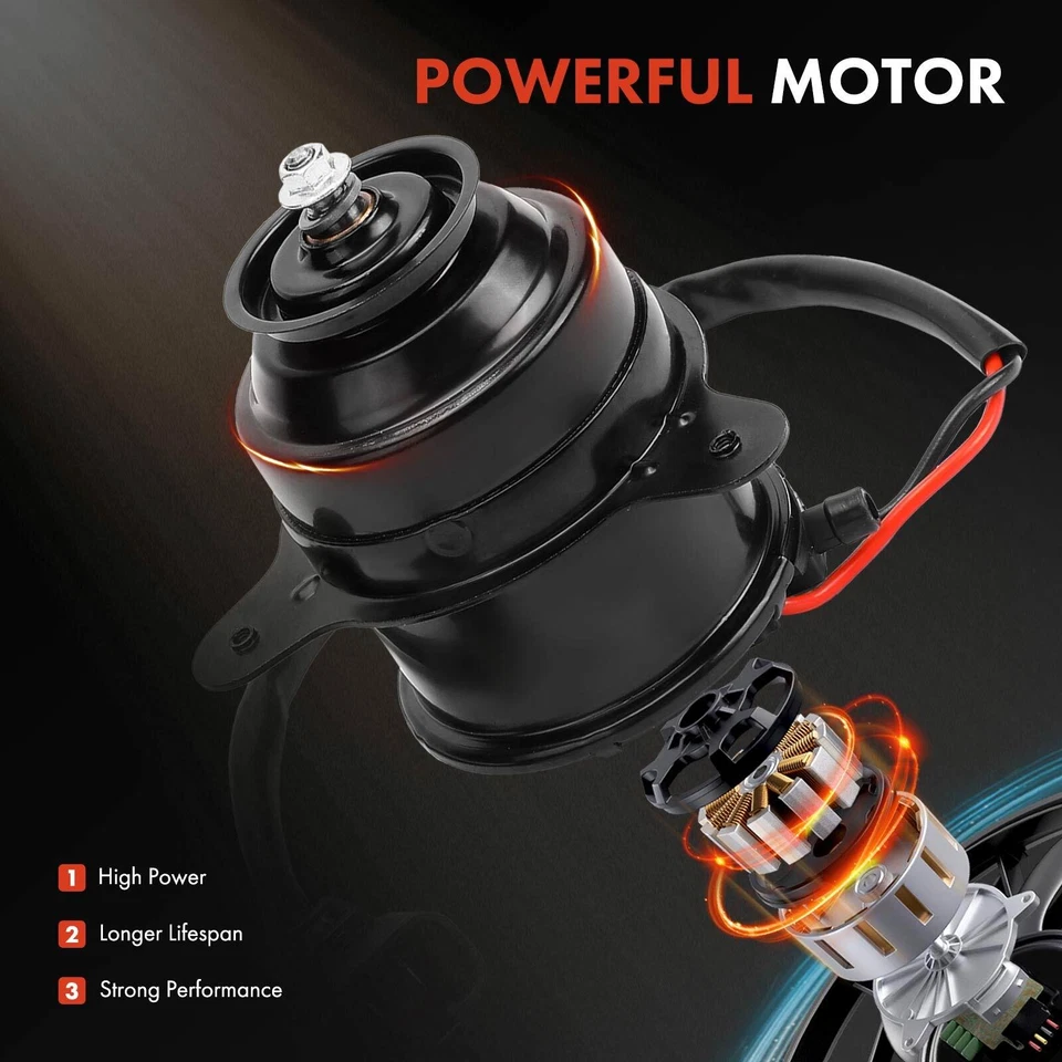 Radiator Fan Motor for Honda Civic Accord Prelude Civic del Sol Acura TL Integra - Image 3 of 4