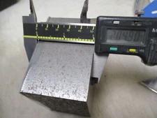 Free Ship, D2 Tool Steel Flat Stock, Close to 2" Thick x 3-1/8" square