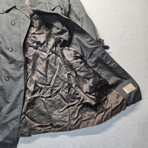 Doppelreihiger Trenchcoat Regenjacke für Herren grau 40R 40 R - Bild 2 von 9