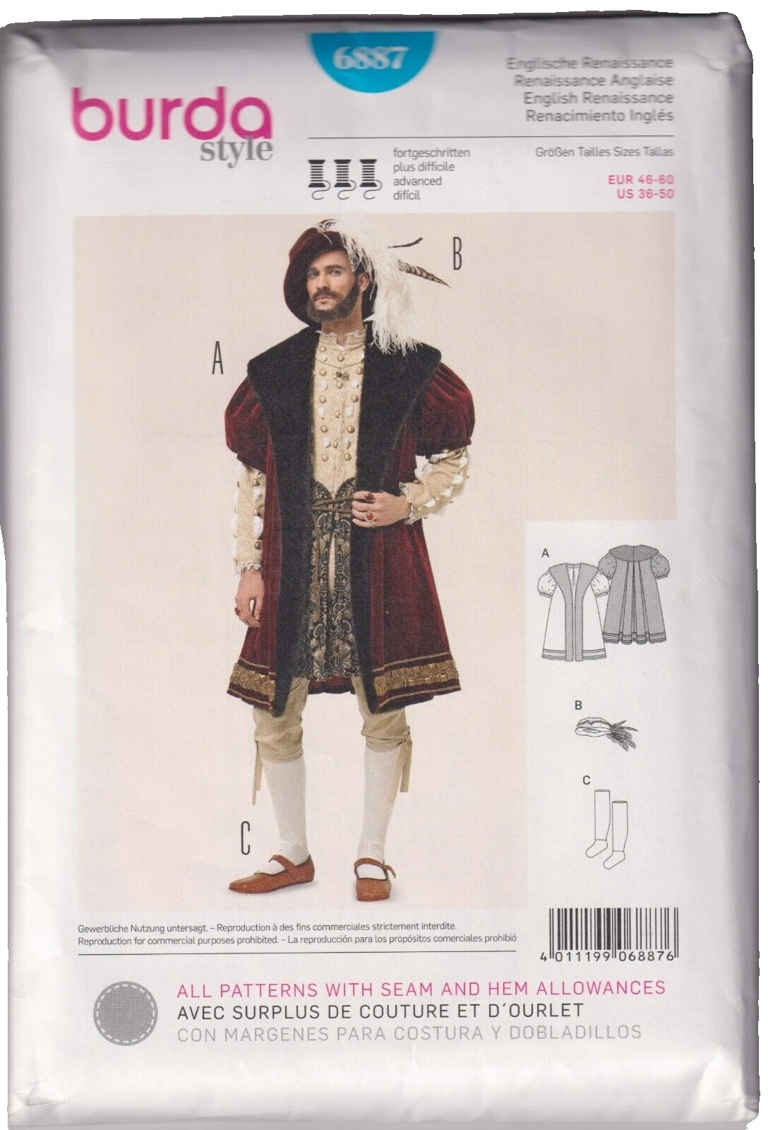 Burda Men Sewing Patterns