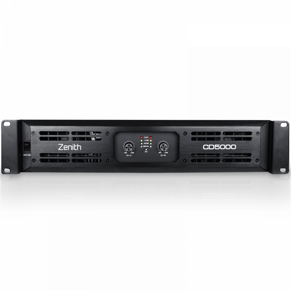 Zenith CD5000 Professional Power Amplifier 3400w DJ Disco Sound System PA