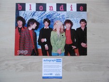 Blondie Band "Debbie Harry" signed 8x11 inch magazine-page autographs ACOA Blondie Band "Debbie Harry" signed 8x11 inch magazine-page autographs ACOA