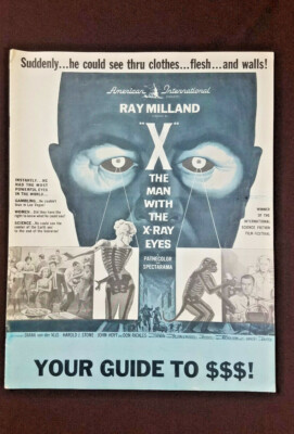 x-the-man-with-the-x-ray-eyes-ray-milland-1963-movie-poster-press-book