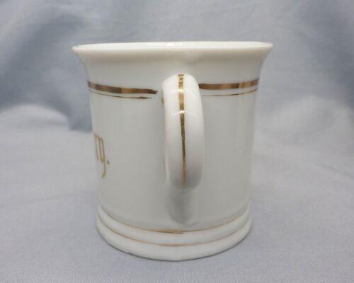 Vintage TOM & JERRY Cup - White Porcelain with Gold Trim Set of 4 - Picture 3 of 7