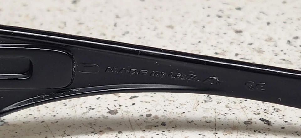 Oakley Antix Matte Black Frames Black Lenses  Used Heavy Wear - Image 4 of 4