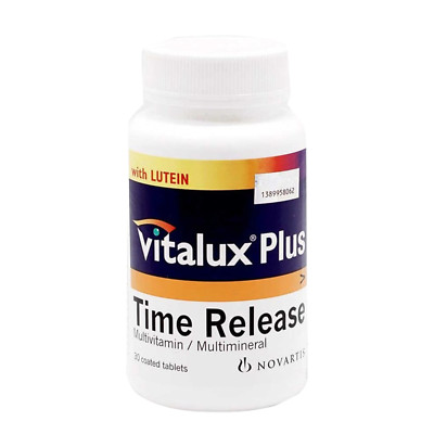 Vitalux Plus Time Release Multivitamin &Multimineral Tablets Mood Relaxation 30s