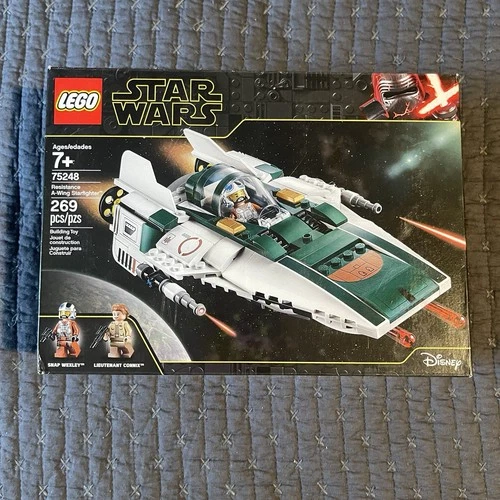 LEGO Star Wars 2019 75248 Resistance A-Wing Starfighter Set Missing Parts READ