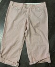 Women’s Size 8 Capris G1 Sailor Goods Cropped Pant Striped Capri Pant — photo 1
