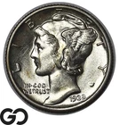 1938 Mercury Dime Ful Bands