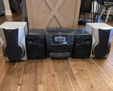 JVC PC-XC70 Vintage Boombox 10-Disc CD Changer Dual Cassette AM/FM-TESTED WORKS