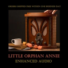 LITTLE ORPHAN ANNIE. 38 OLD-TIME RADIO EPISODES. ENHANCED AUDIO ON FLASH DRIVE!