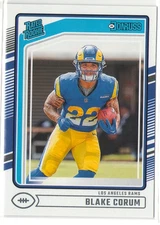 Blake Corum 2024 Donruss #322 Rookie Los Angeles Rams Michigan