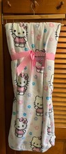 Sanrio Hello Kitty Spring Flower Daisy Plush Soft Throw Blanket 60 X 70in, NWT