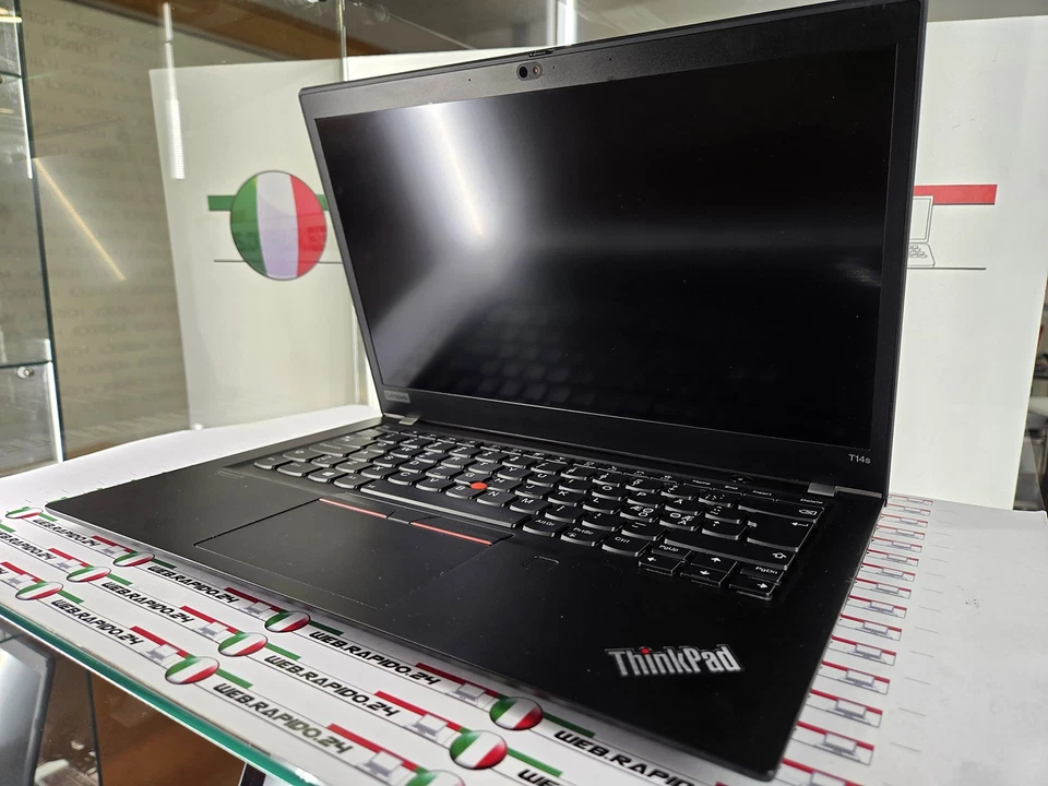 NOTEBOOK LENOVO THINKPAD T14 14" AMD RYZEN 5 PRO 4650U 16GB RAM SSD 256GB WIN11 - Immagine 2 di 4