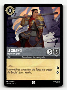 Disney Lorcana Li Shang - Imperial Captain 193/204 - Fabled
