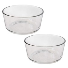 Pyrex 7201 4-Cup Glass Bowl (2-Pack) - Made in USA 4 cup, Clear