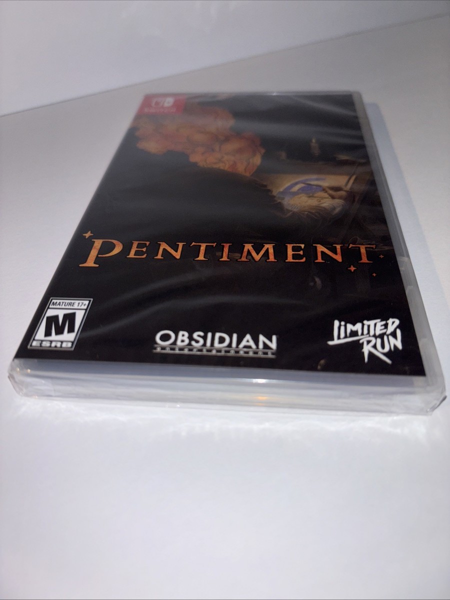 BRAND NEW PENTIMENT LIMITED RUN GAMES NINTENDO SWITCH U.S. ESRB