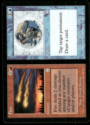 1x Fire // Ice - Apocalypse - NM - MTG