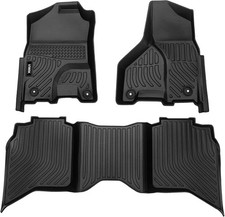 VIWIK Floor Mats for 13-18 Ram 1500 2500 3500 Crew Cab & 19-24 1500 Classic