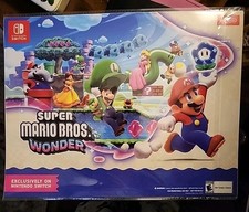 Nintendo Switch Super Mario Bros Wonder Gamestop Exclusive Stickers NEW SEALED