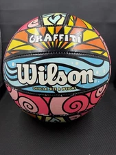 Wilson Graffiti Beach Volleyball Professional Level Official Size Neon Colors