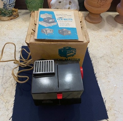 Vintage Sawyer's View-Master Standard Projector 2421 In Box Instructions Tested