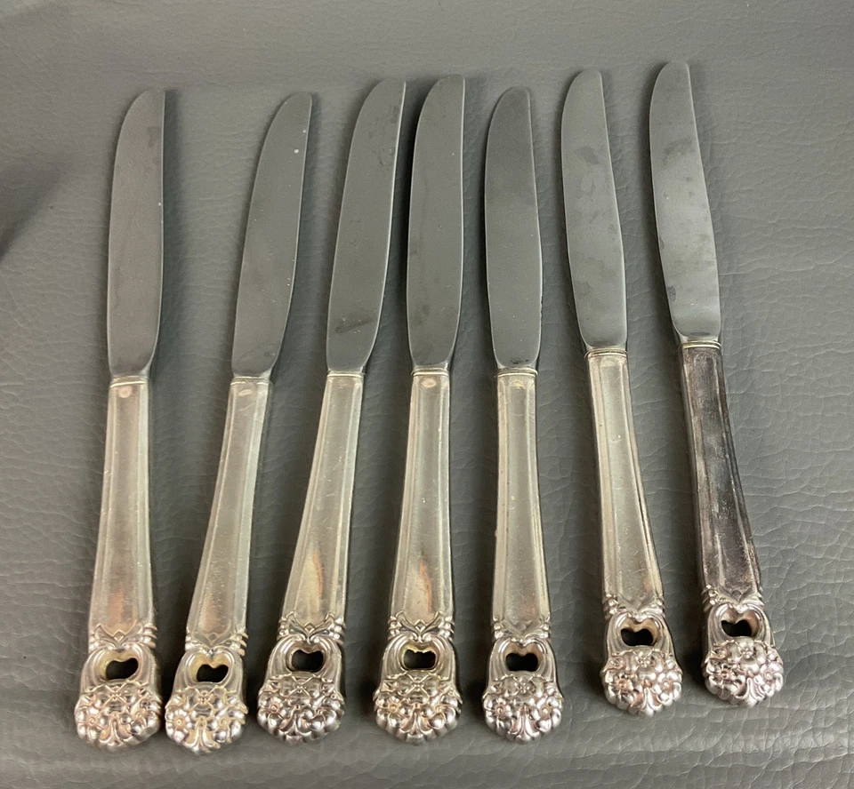 Столовые приборы Eternally Yours 1847 Rogers Bros лот из 25 серебряных тарелок - Изображение 4 из 4