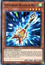 Yu-Gi-Oh TCG ROTD-DE089 SR Speedroid Block-n-Roll Rise of the Duelist