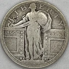 1917-D Type 1 Standing Liberty Silver Quarter in a SAFLIP® - VG- (Good+)