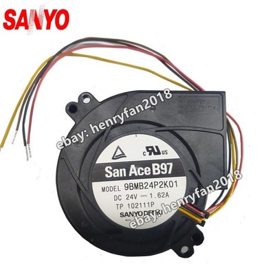 9BMB24P2K01 SanAce DC Blower Fan 24V 1.62A 97*97*33MM Printing Cooling Fan #hj