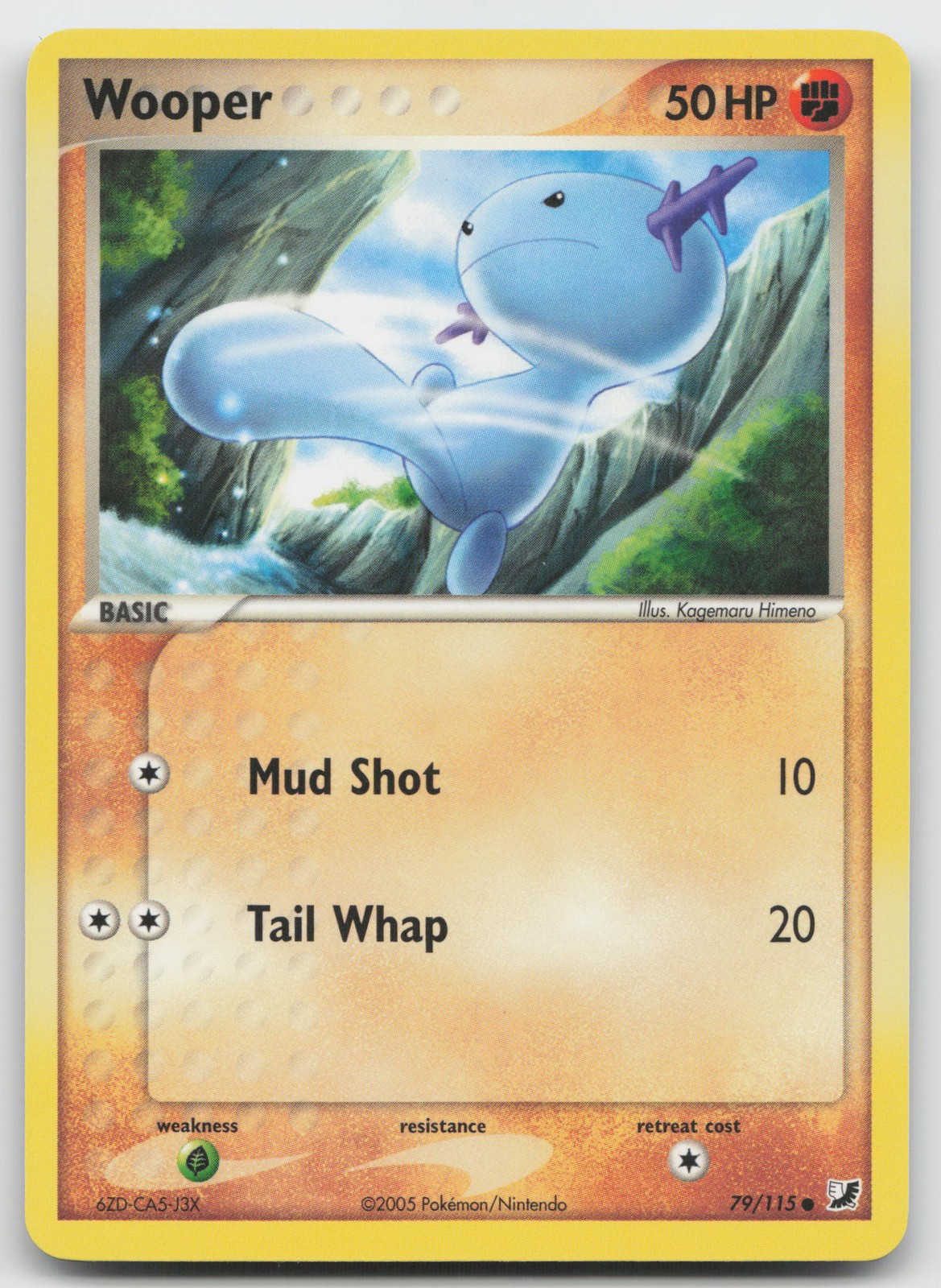 Wooper Common Normal Unseen Forces 79/115 NM