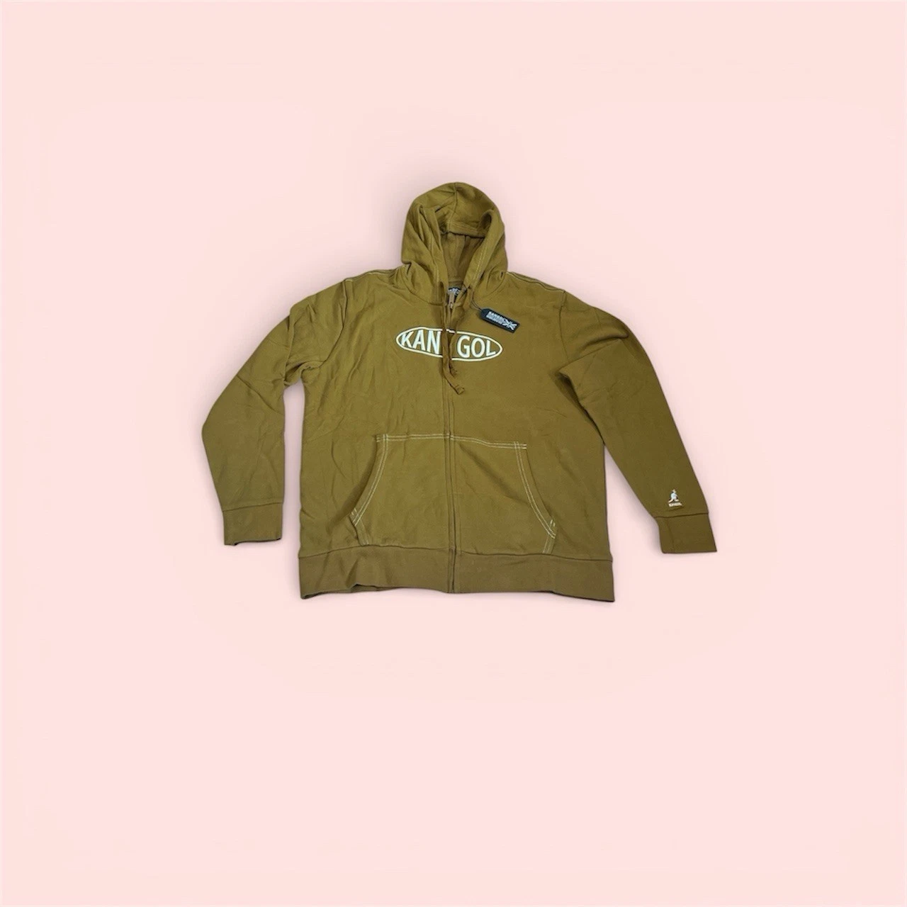 Kangol Hoodie Mens XL Thermal Henley Mustard Yellow Sherpa Lined Streetwear NWT
Opens in a new windo