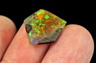 3.2Ct African Crystal Opal Play Of Color Facet Cut UQSL560 — photo 3