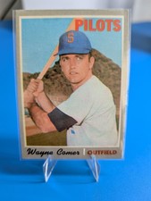 1969 Topps #323 Wayne Comer Seattle Pilots SP 1st Year Team Vintage MLB Baseball