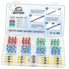 160 Pcs Solder Seal Wire Connectors Kit, Electrical Connectors Heat 160 PCS