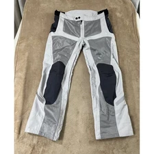 REVIT Tornado 3 Pants (Large Short), Silver Motorcycle Riding Pants Padded