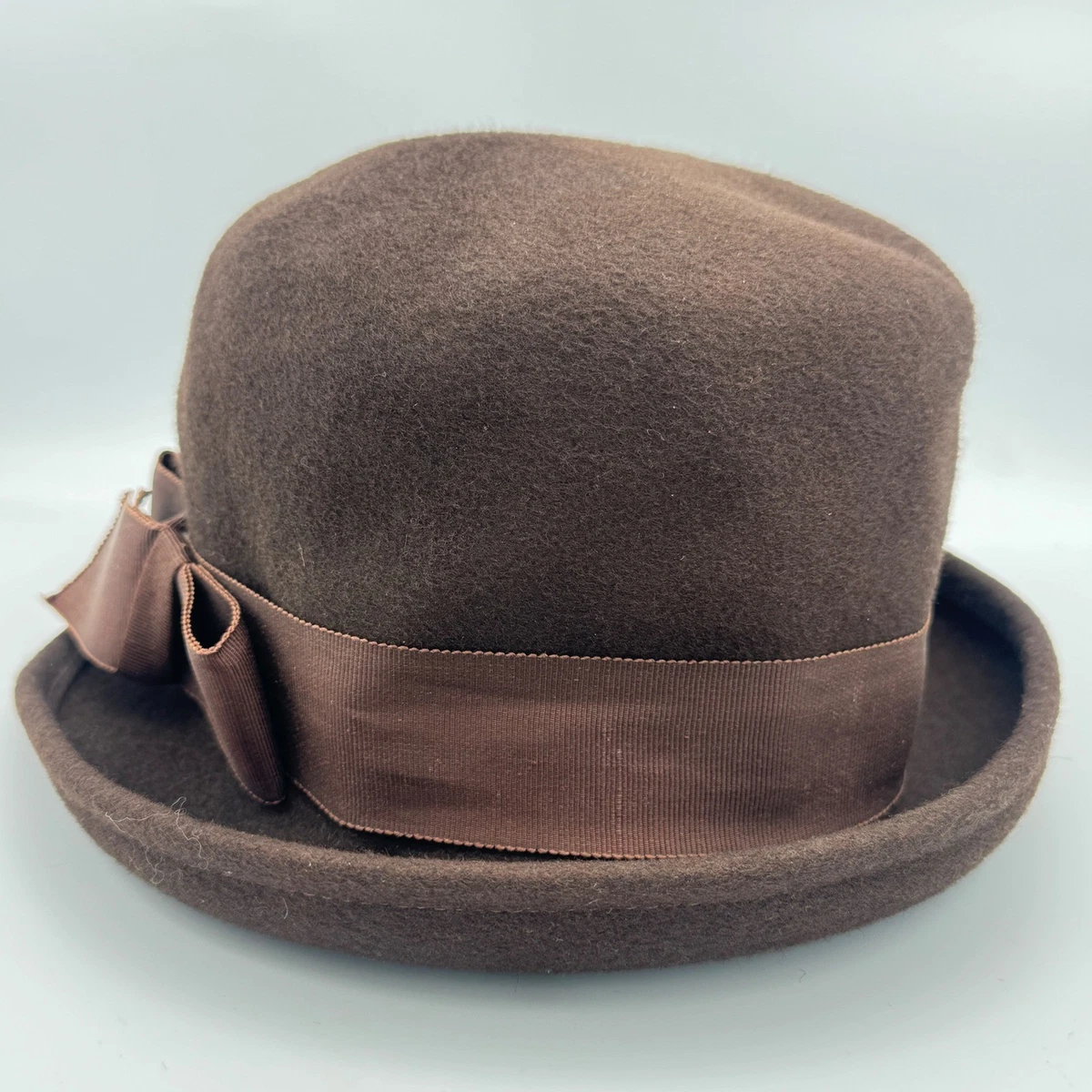 Cloche Brown 1950s Vintage Hats for Women for sale | eBay display picture 2